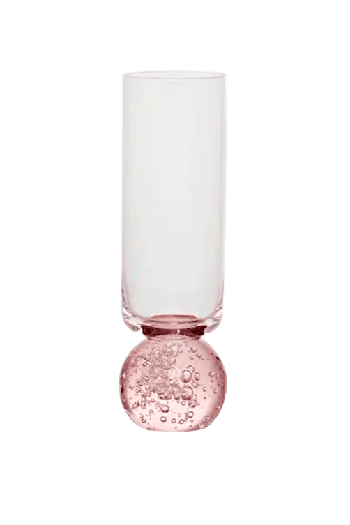 Taca de Champanhe Bubble Pink 250ml