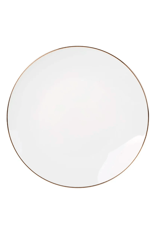 Prato Raso de Porcelana Legacy Gold