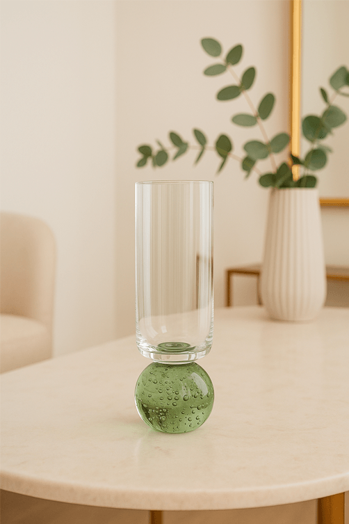 Taca Champanhe Bubble Verde 250ml1