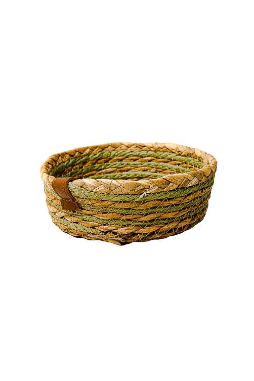 Conjunto Cestos Decorativo em Palha