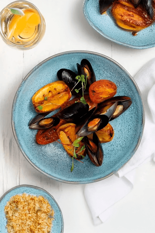 Prato Fundo Organico Breeze em Stoneware1