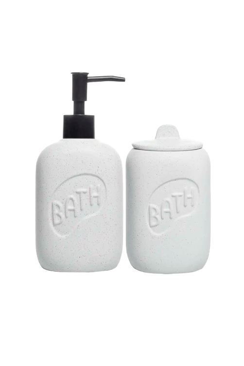 Conjunto para Banheiro Letters em Ceramica 2 Pecas1