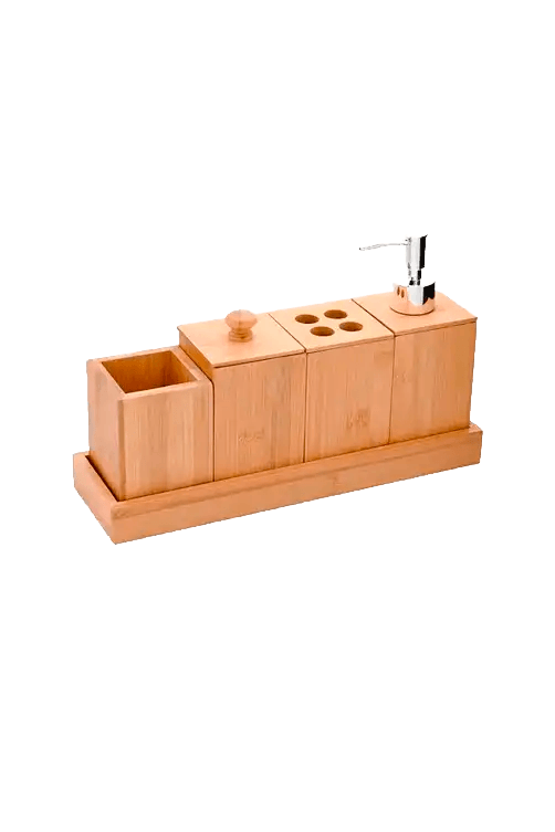 Kit-Para-Banheiro-5-Pecas-Ecokitchen-Em-Bambu