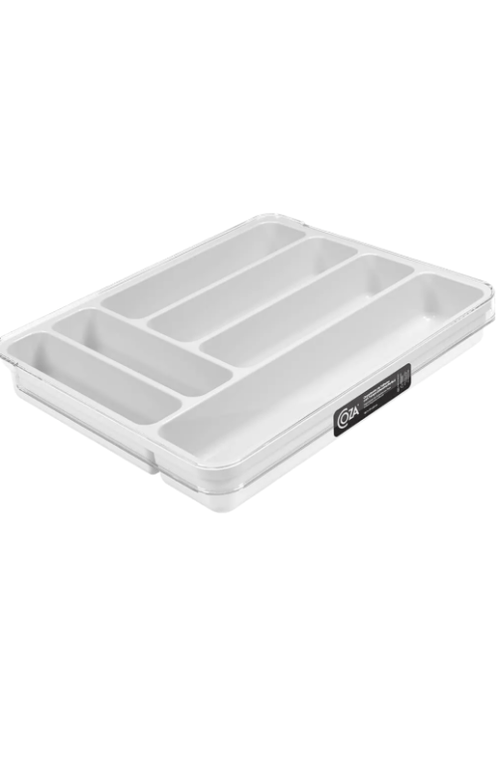Organizador de Talheres com Tampa Extensível Perfect