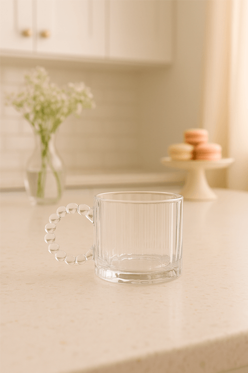 Caneca Alca de Perolas em Vidro2
