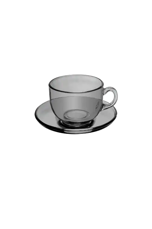 Conjunto-de-Xicara-de-Cha-Nice-em-Vidro-6-Pecas-Fume-150-ml