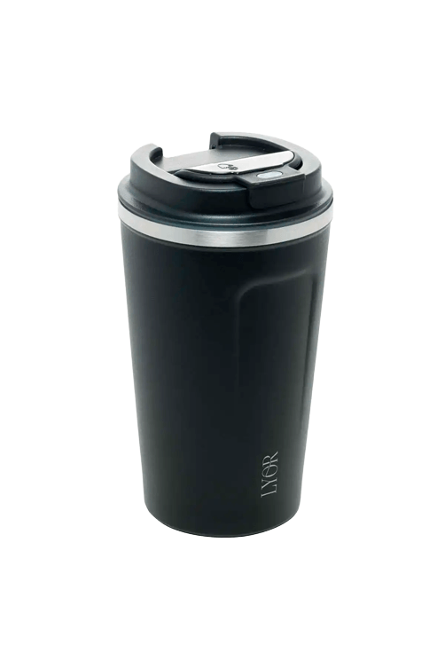 Copo Termico em Aco Inox com Parede Dupla Preto 500ml