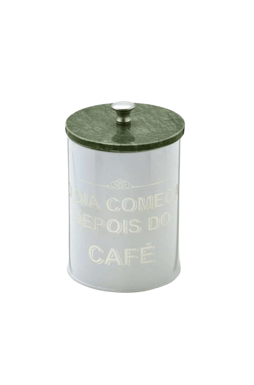 Pote para Café em Aço Inox com Tampa