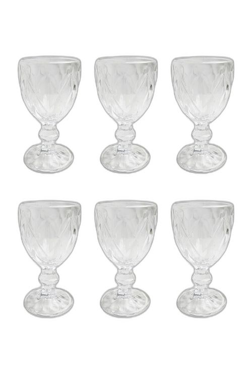 Conjunto de Mini Taça em Vidro 3 Peças 60ml