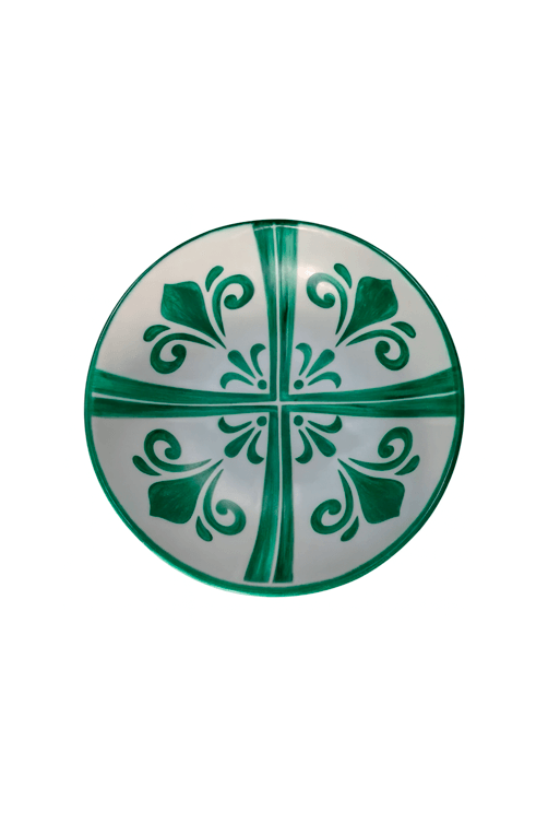 bowl facetado verde