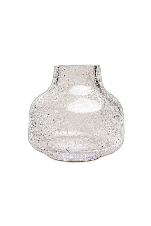 Vaso Pequeno Decorativo em Vidro Transparente