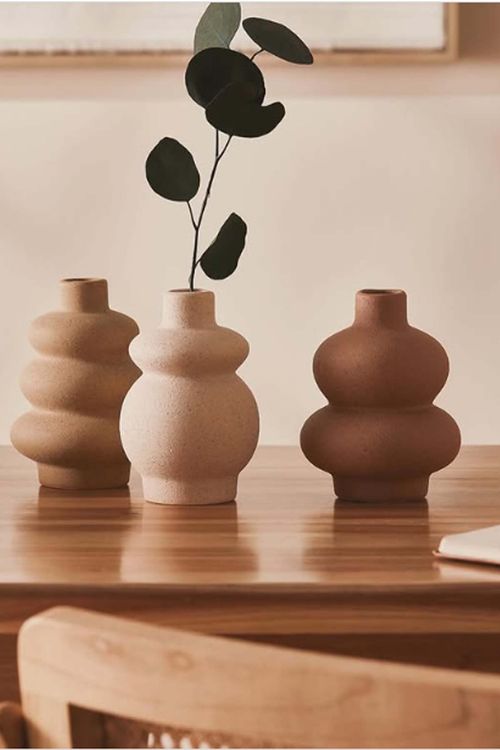 Vaso Pequeno Decorativo Minimalista em Cerâmica Mooca