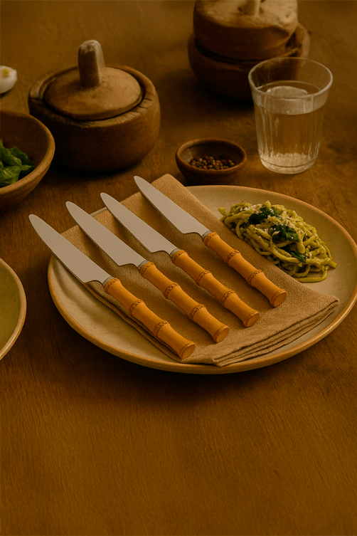 Conjunto-de-Facas-Tulum-em-Aco-Inox-com-Cabo-em-Bambu-4-Pecas