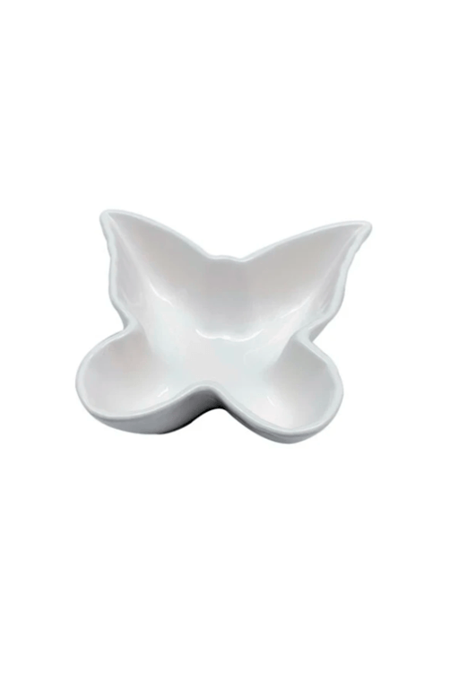 bowl borboleta blanc