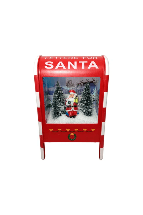 Cenário Natalino de Papai Noel com Luz