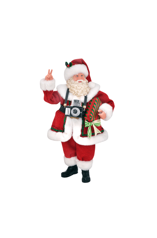 Papai Noel Fotografo Decorativo