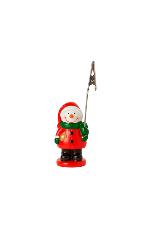 Boneco de Neve Porta Recado Decorativo