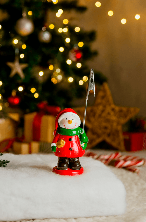 Boneco de Neve Porta Recado Decorativo