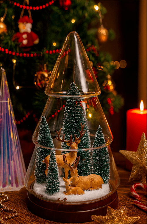 Lamparina Natalino Figuras com Led