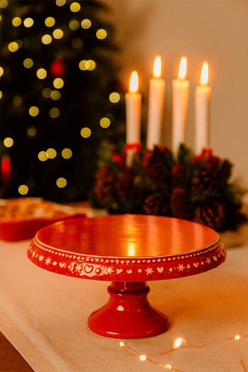 Boleira Natalina Floco de Neve