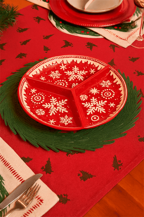 Petisqueira Natalina Floco de Neve