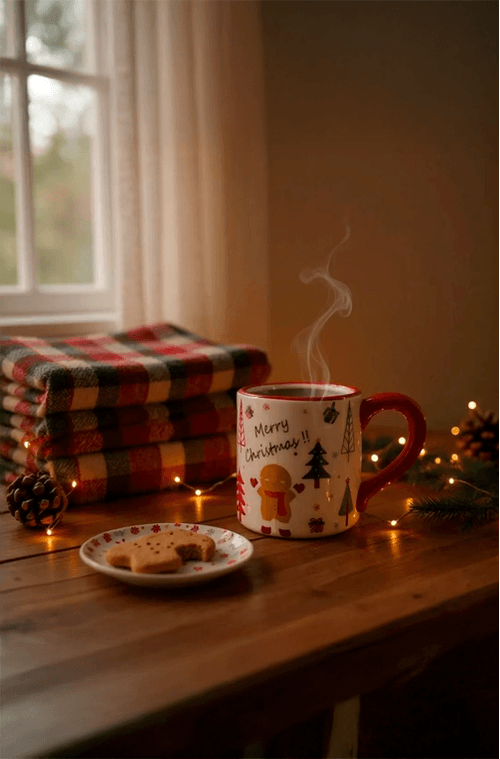 Caneca Natalina Merry Christmas 350ml