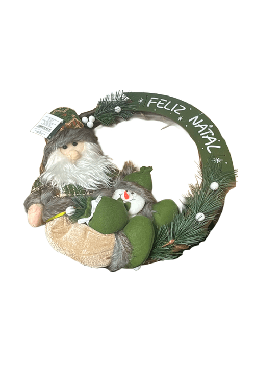 Guirlanda Sisal Boneco Verde