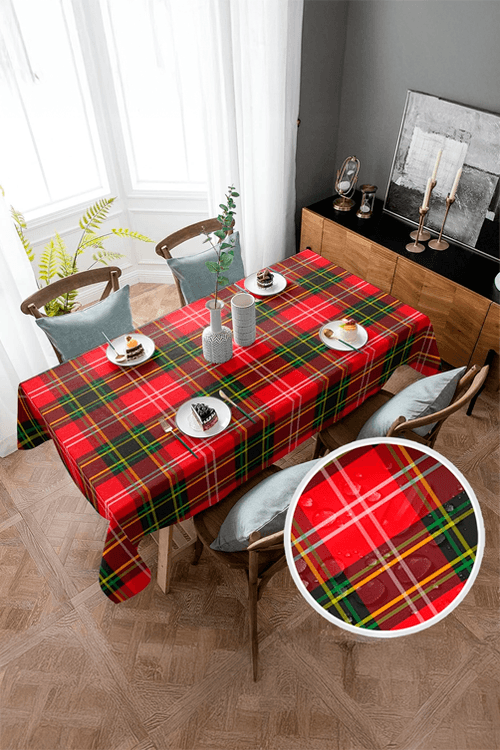 Toalha de Mesa Antique Fascino Xadrez 150x250