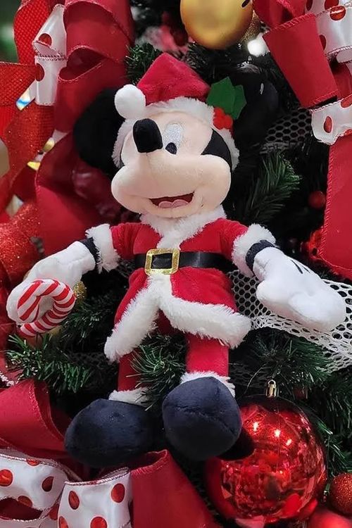 Mickey Noel Decorativo em Poliéster