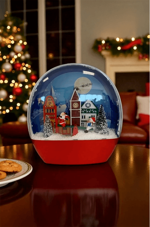 Enfeite Natalino Musical na Cúpula Redonda