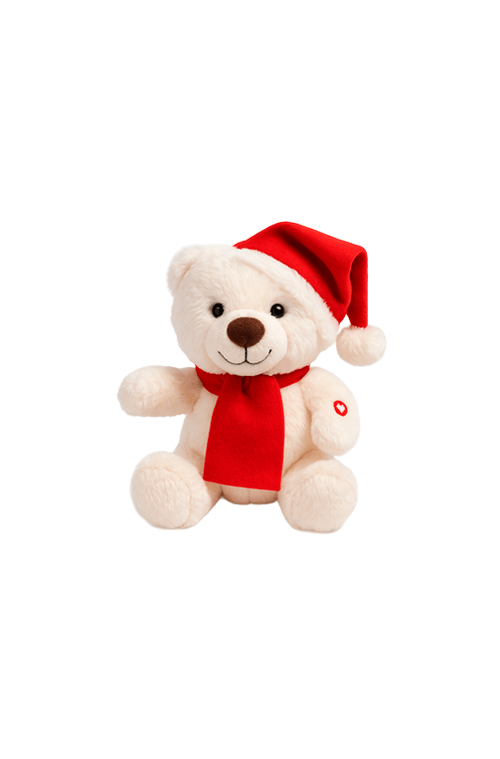 Urso Natalino Animado com Movimento