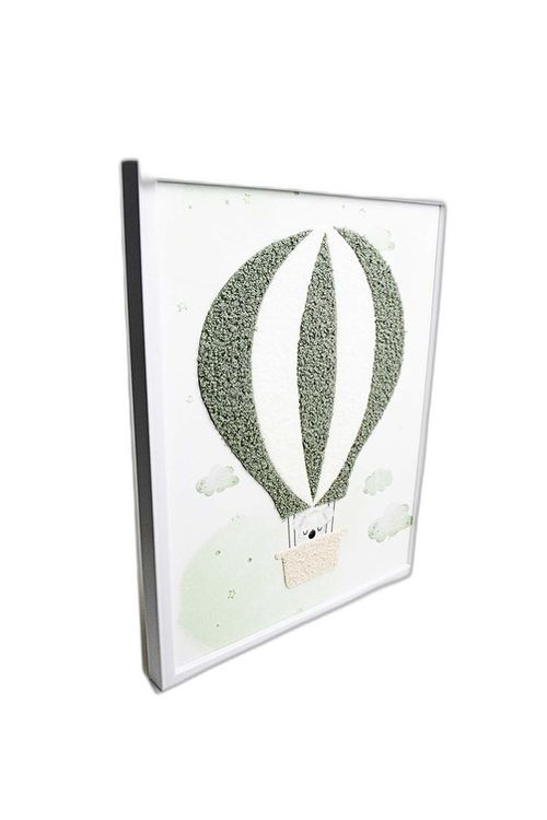 Quadro Koala no Balão 3D em Madeira