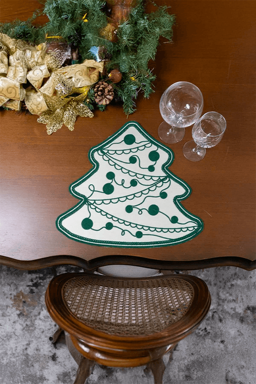 Jogo Americano Brazil Árvore de Natal