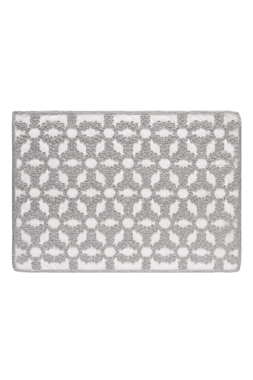 Jogo Americano Natalino Brazil Snow Silver