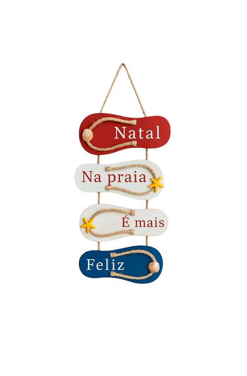Enfeite Sandalia de Praia de Pendurar