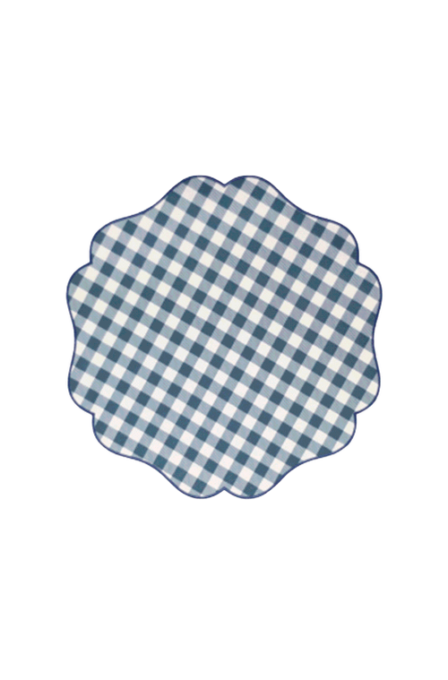 Jogo Americano Xadrez Azul