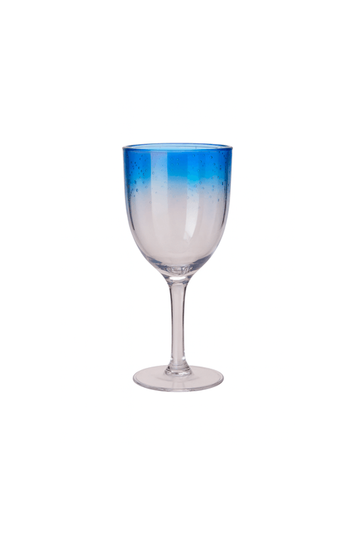 Taças de Acrílico com Bolinhas Degradê Azul 420 ml