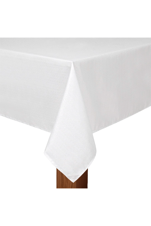 Toalha de Mesa Retangular Versatile Leah Silver 180x270cm