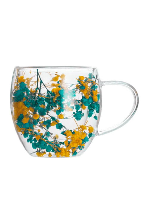 Caneca Camélia Outono com Parede Dupla 250ml