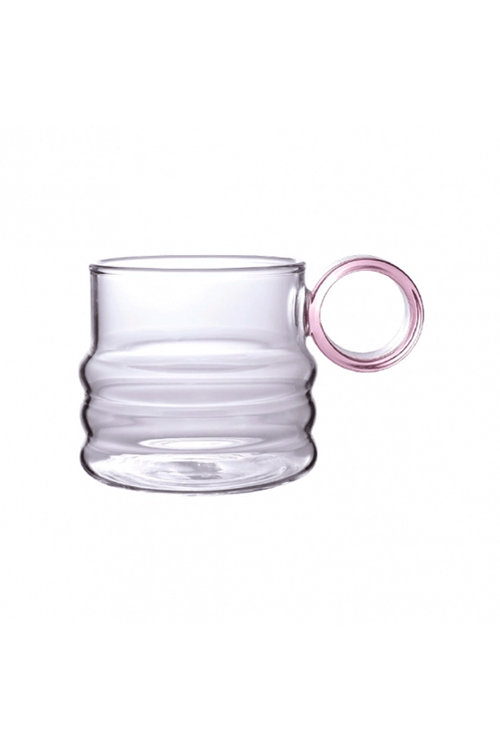 Caneca de Vidro Borossilicato Cloud Pink 290ml