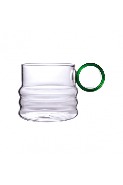 Caneca de Vidro Borossilicato Cloud Green 290ml