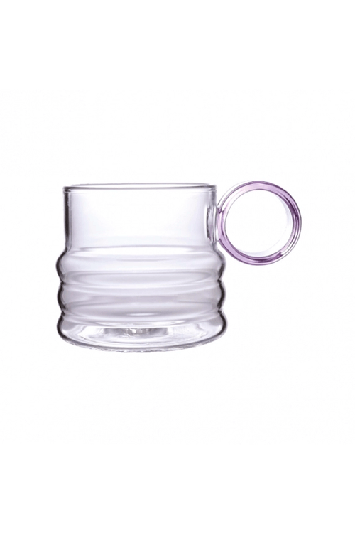 Caneca de Vidro Borossilicato Cloud Purple 290ml
