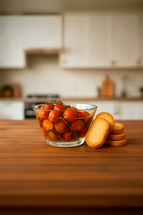 Bowl em Acrílico Circulos Verdes