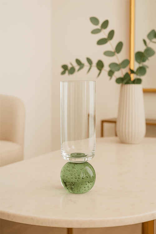 Taça Champanhe Bubble Verde 250ml