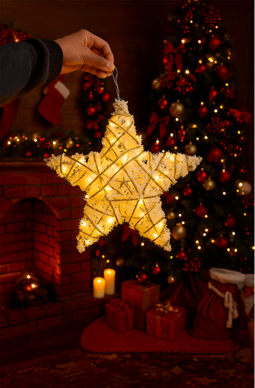 Estrela Decorativa com Led