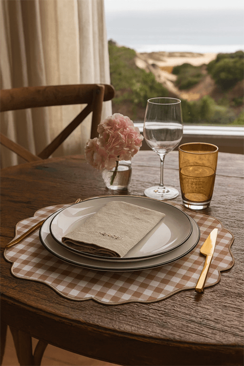 Jogo Americano Scale Bege