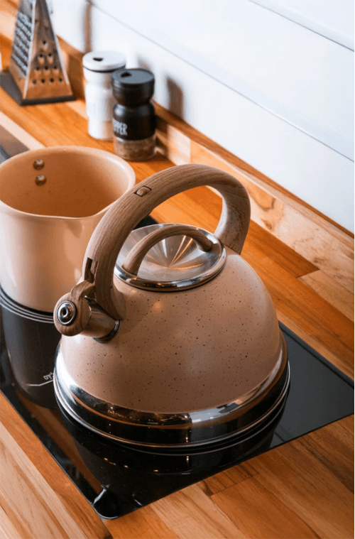 Chaleira de Indução com Apito Granito Chef Bege 3L