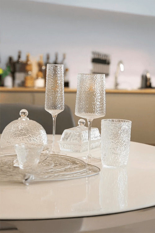 Taça para Vinho Texturizada  de Cristal Ecológico 500ml