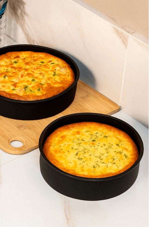 Forma Redonda para Bolo de Silicone Preta