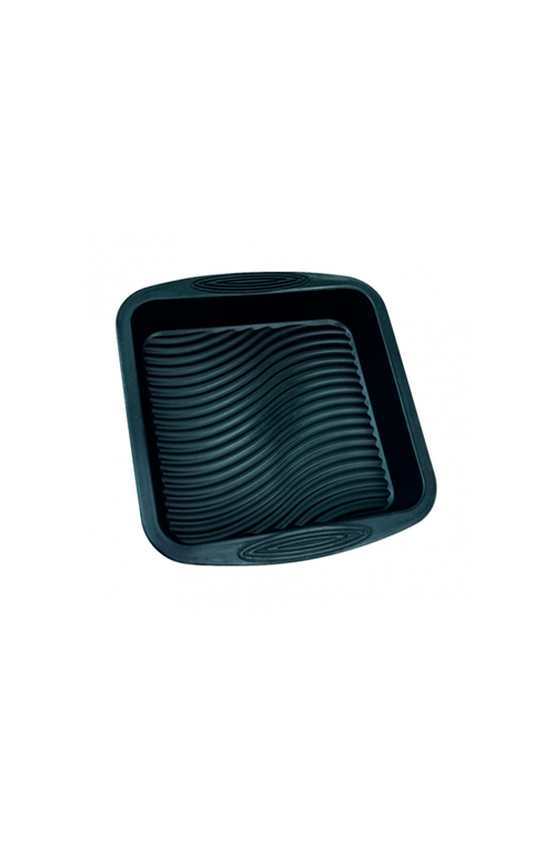 Forma Retangular para Bolo de Silicone Preto